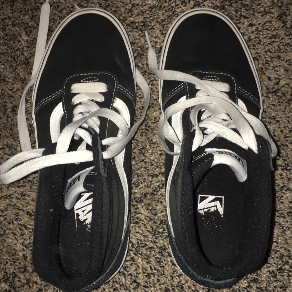 Black high top vans